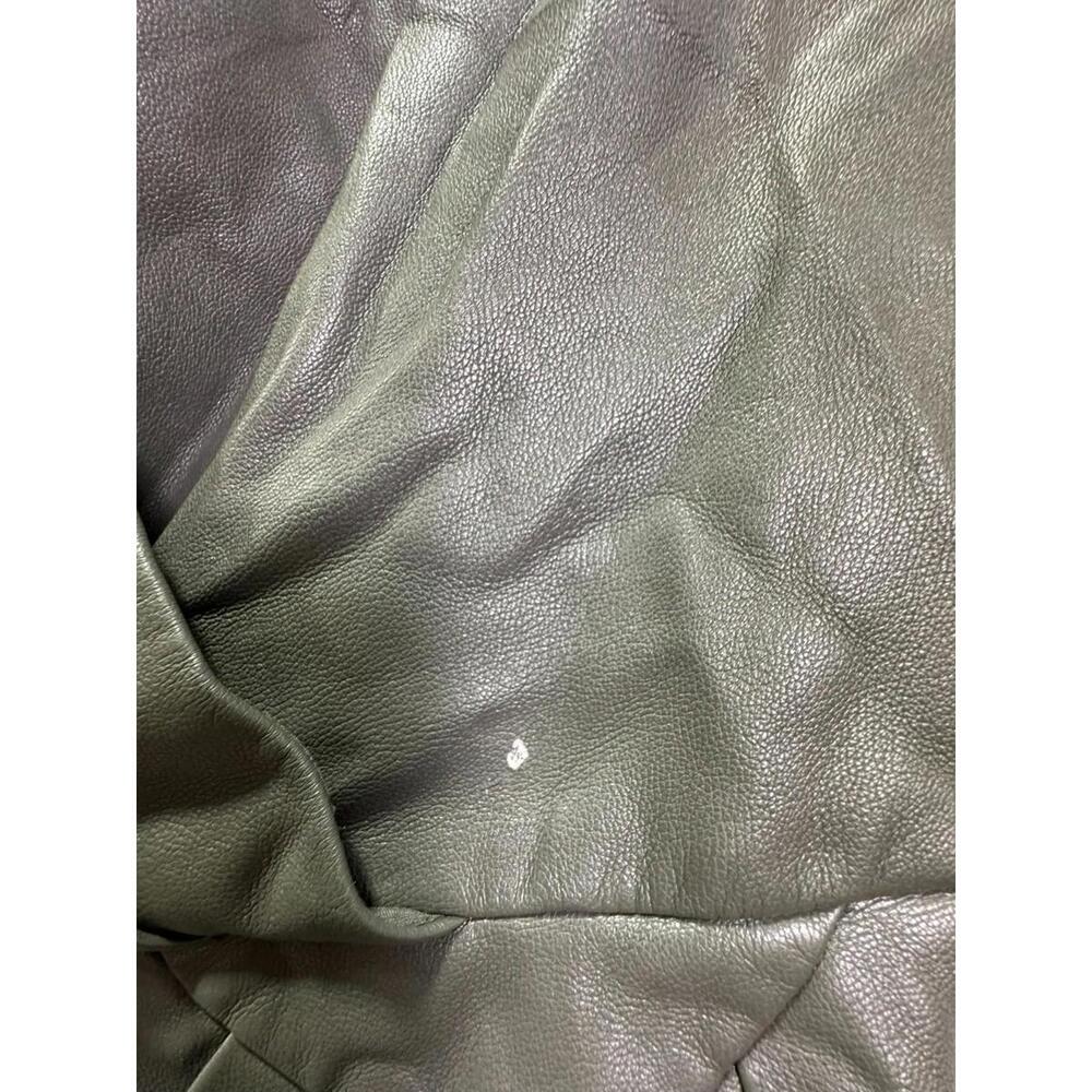Saylor Green Veronicka Dress Size XS with Peeling Leather - Picture 8 of 8
